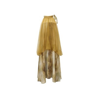 Light Raspberry Powder Jacquard Mesh Halter Fake Two Pieces Dress High Sense Morning Gowns Sleeveless Skirt