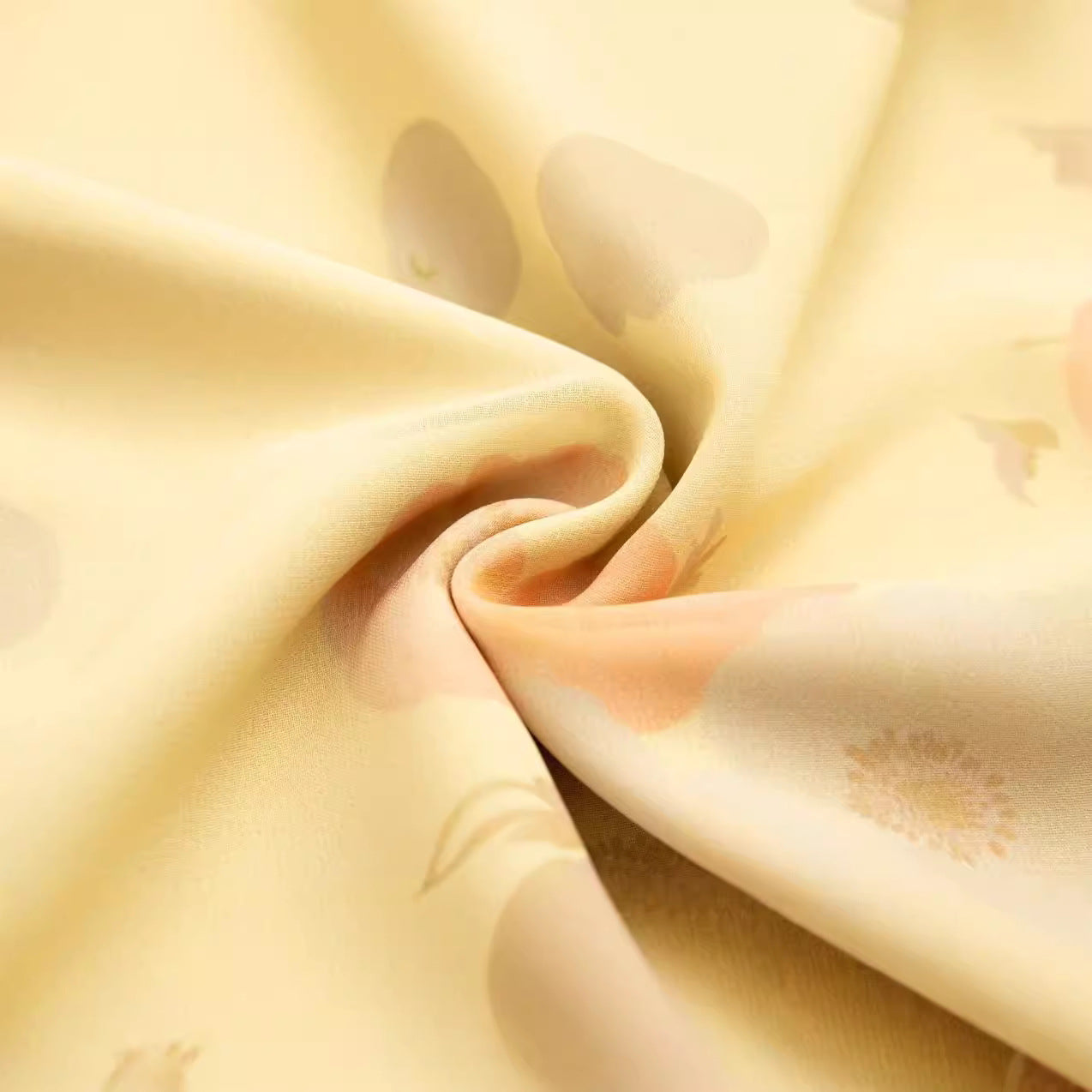 French Retro Style Summer Vacation V-neck Ruffle Collar Tie Rope Printed Chiffon Long Dress Waist Slim Fit