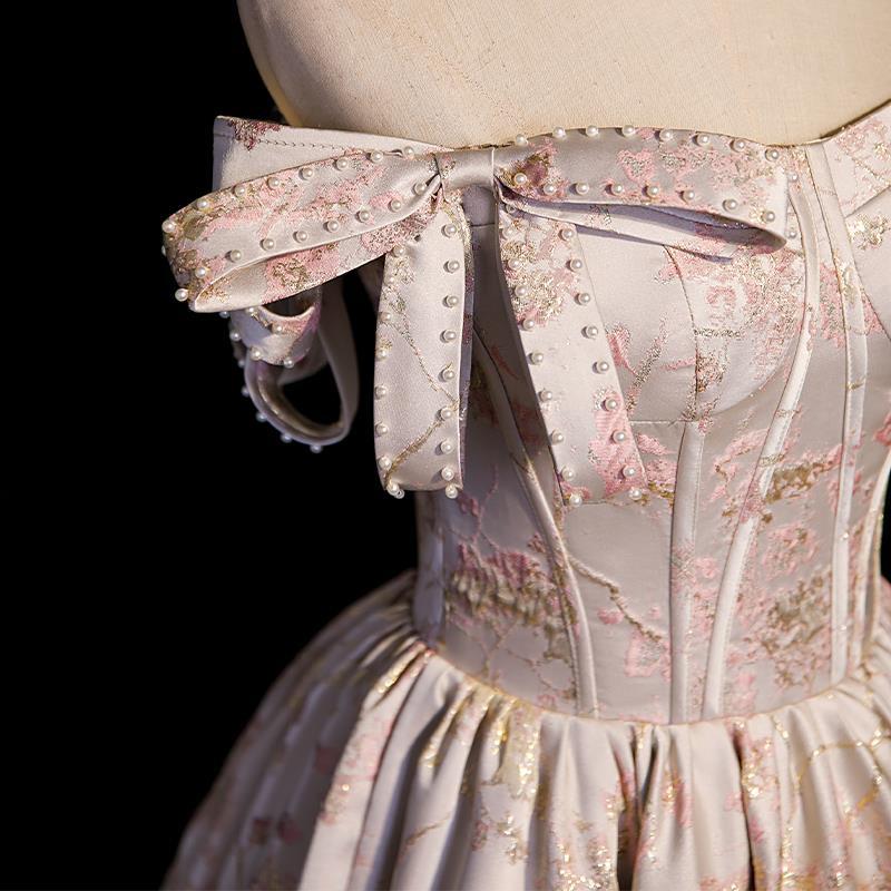 Pink Evening Dress Super Fairy Birthday Coming-of-Age Ceremony High-End Light Luxury Niche Toast Dress Bride Advanced Sense Engagement Dress for Women
