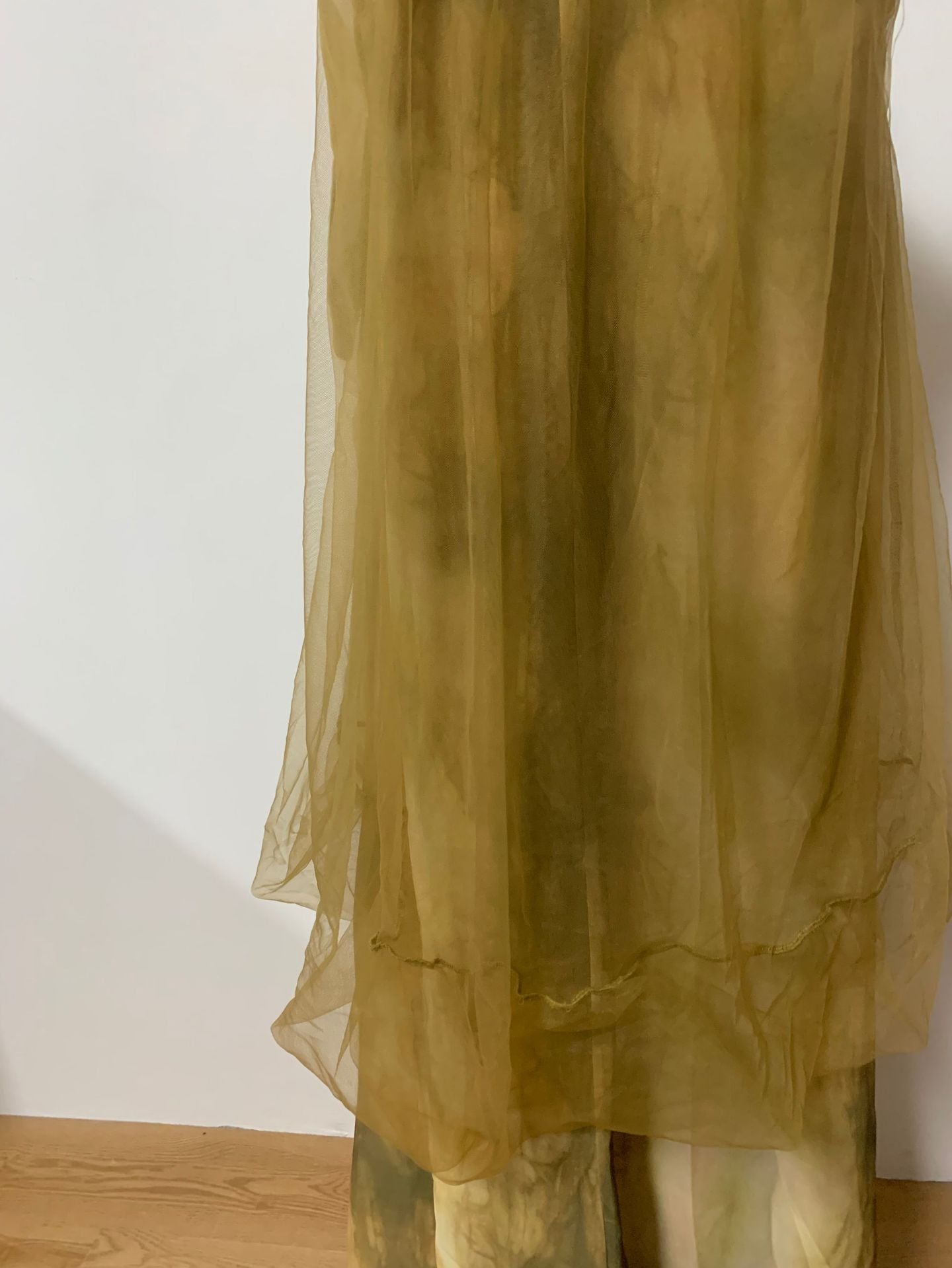 Light Raspberry Powder Jacquard Mesh Halter Fake Two Pieces Dress High Sense Morning Gowns Sleeveless Skirt