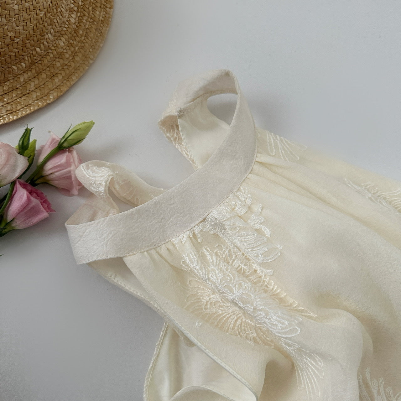French Style Gentle Off-Shoulder Halter Dress for Women Summer New Elegant Princess Vacation Beach Long Dress Wholesale
