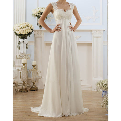 European and American Style Sexy Lace Splicing Grounding Dress Hot Sale Formal Dress Women