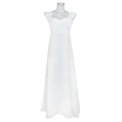 European and American Style Sexy Lace Splicing Grounding Dress Hot Sale Formal Dress Women