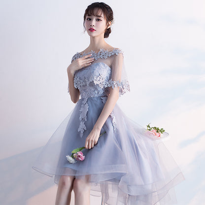 Elegant Bridesmaid Dress 2025 New Spring Fashion Korean Style Strapless Socialite Short Dress for Sisters Group